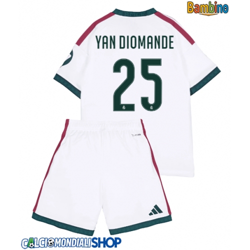Maglie da calcio Real Madrid Yan Diomande #25 Prima Maglia Bambino 2026-27 Manica Corta + Pantaloni corti)